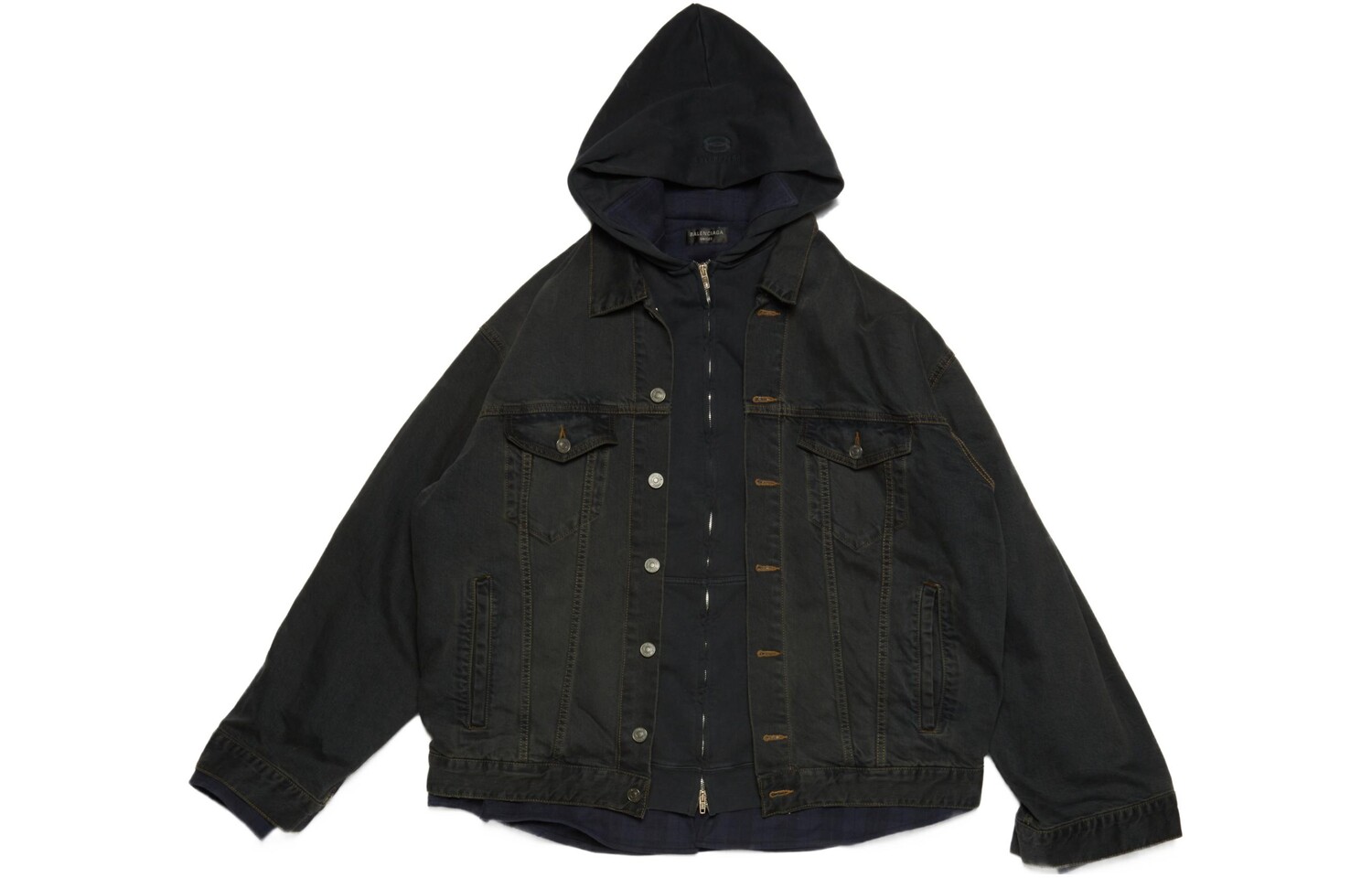 

Джинсовая куртка мужская Off Black Balenciaga