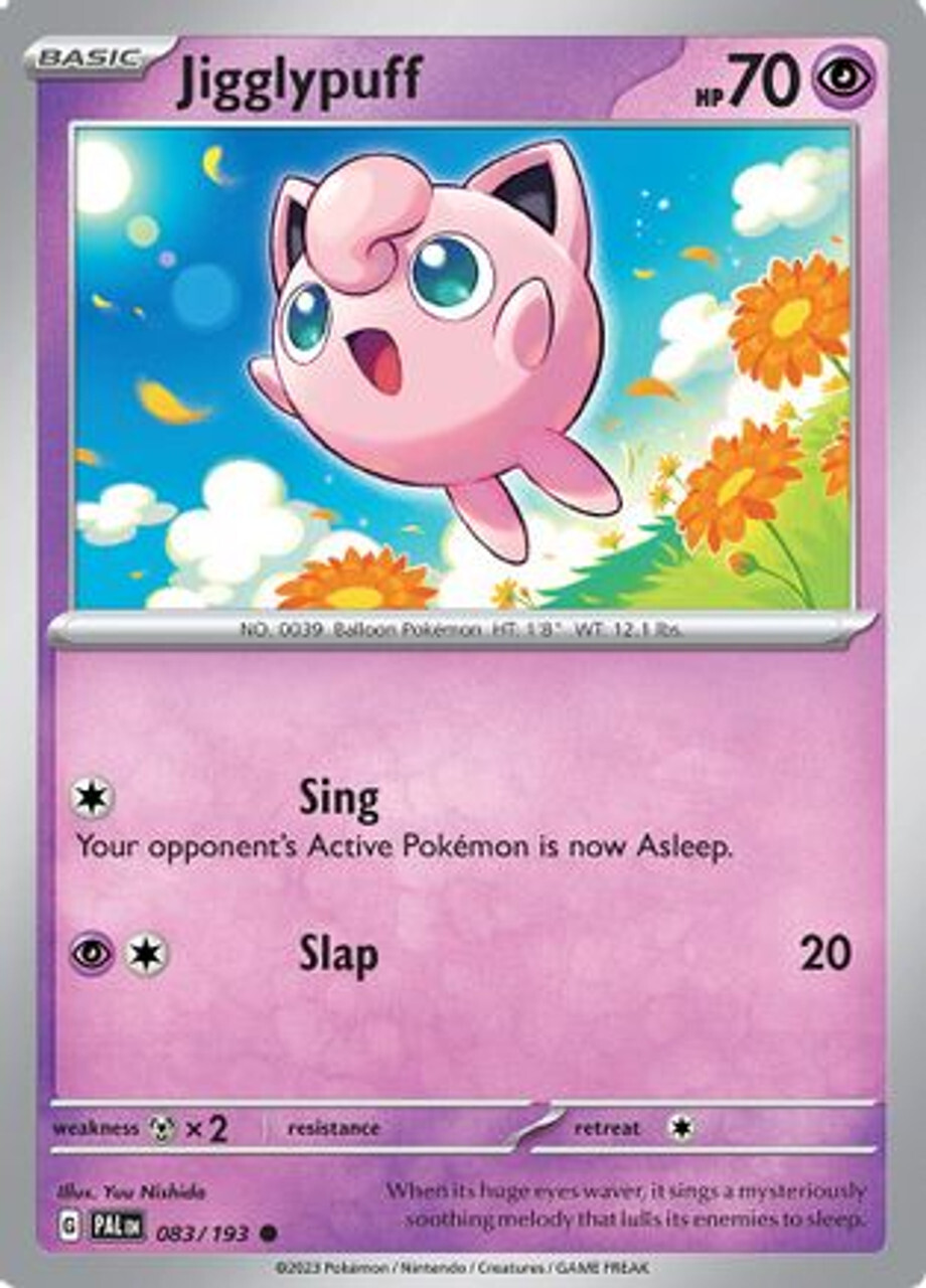

Карточная игра Jigglypuff 83 - SV02 Paldea Evolved