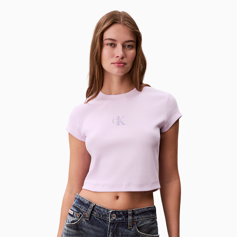 

Футболка SS25 для женщин Calvin Klein, 3oq-lavender, Розовый, Футболка SS25 для женщин Calvin Klein, 3oq-lavender