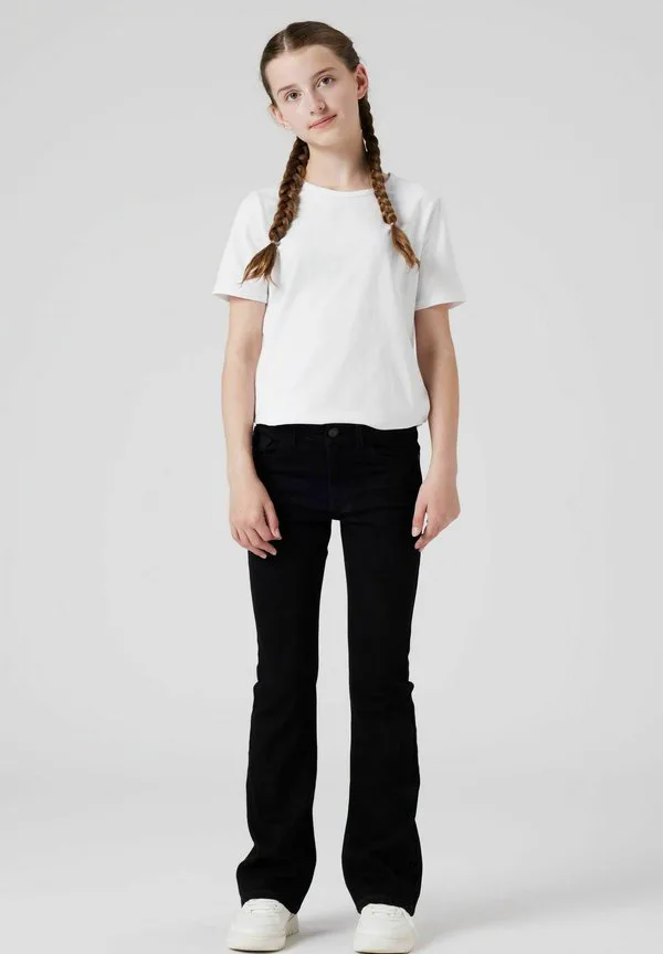 Джинсы-Клеш Two Soon, Black Denim
