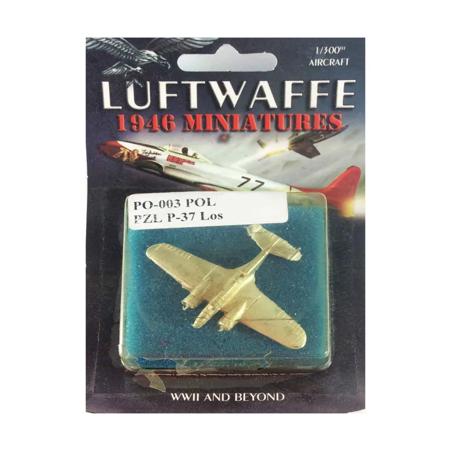 

ПЗЛ П-37 Лос, Luftwaffe 1946 Miniatures - Poland (1:300)