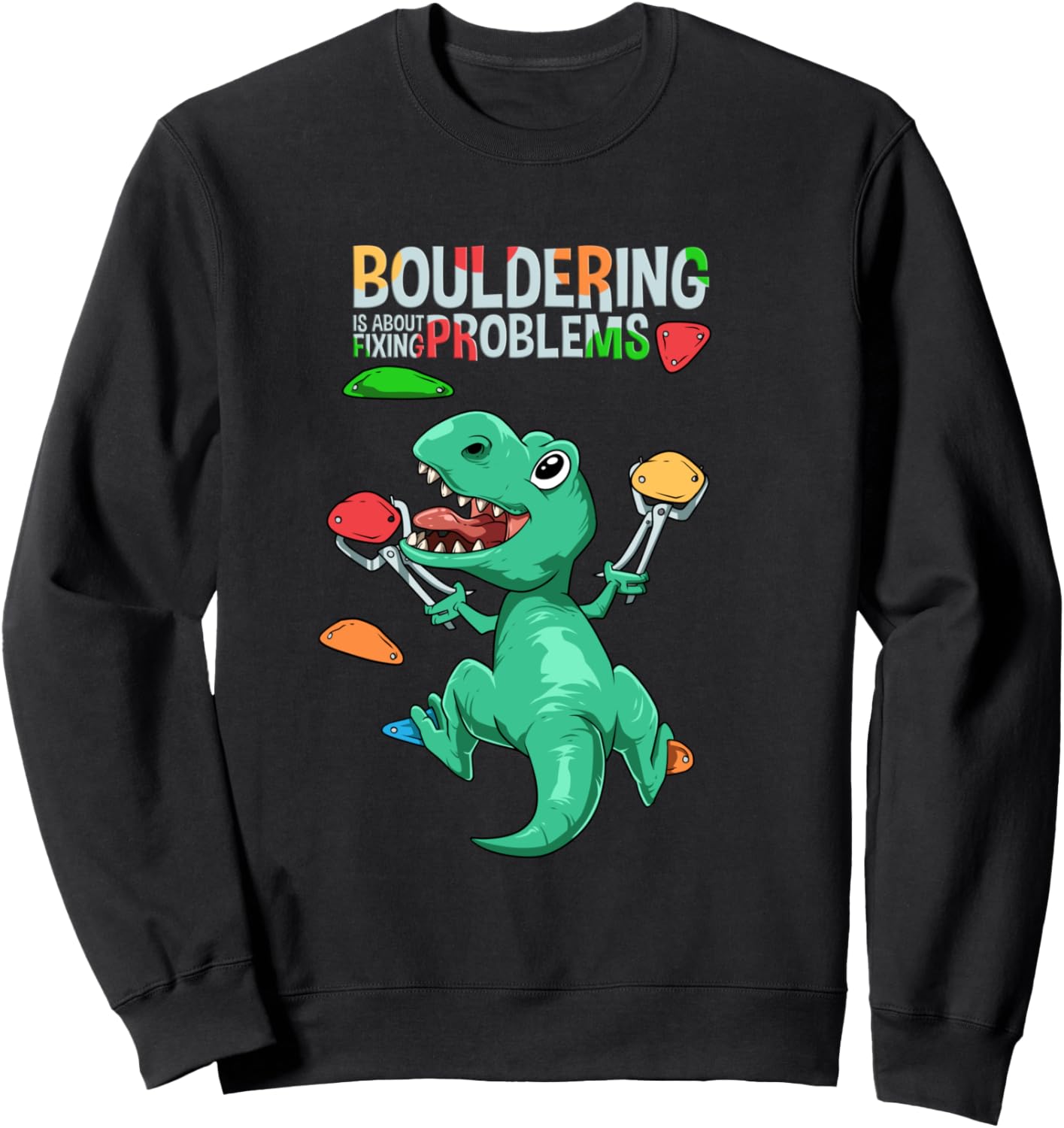 

Толстовка TREX для боулдеринга и скалолазания Funny Bouldering And Rock Climbing Gifts, черный