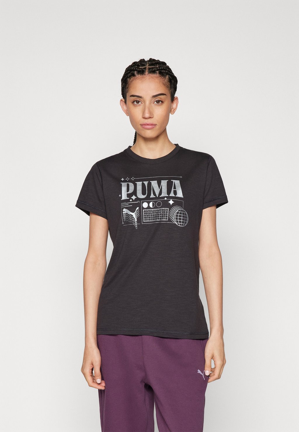 

Принт на футболке WOMENS GRAPHIC CONCEPT TEE Puma, черный