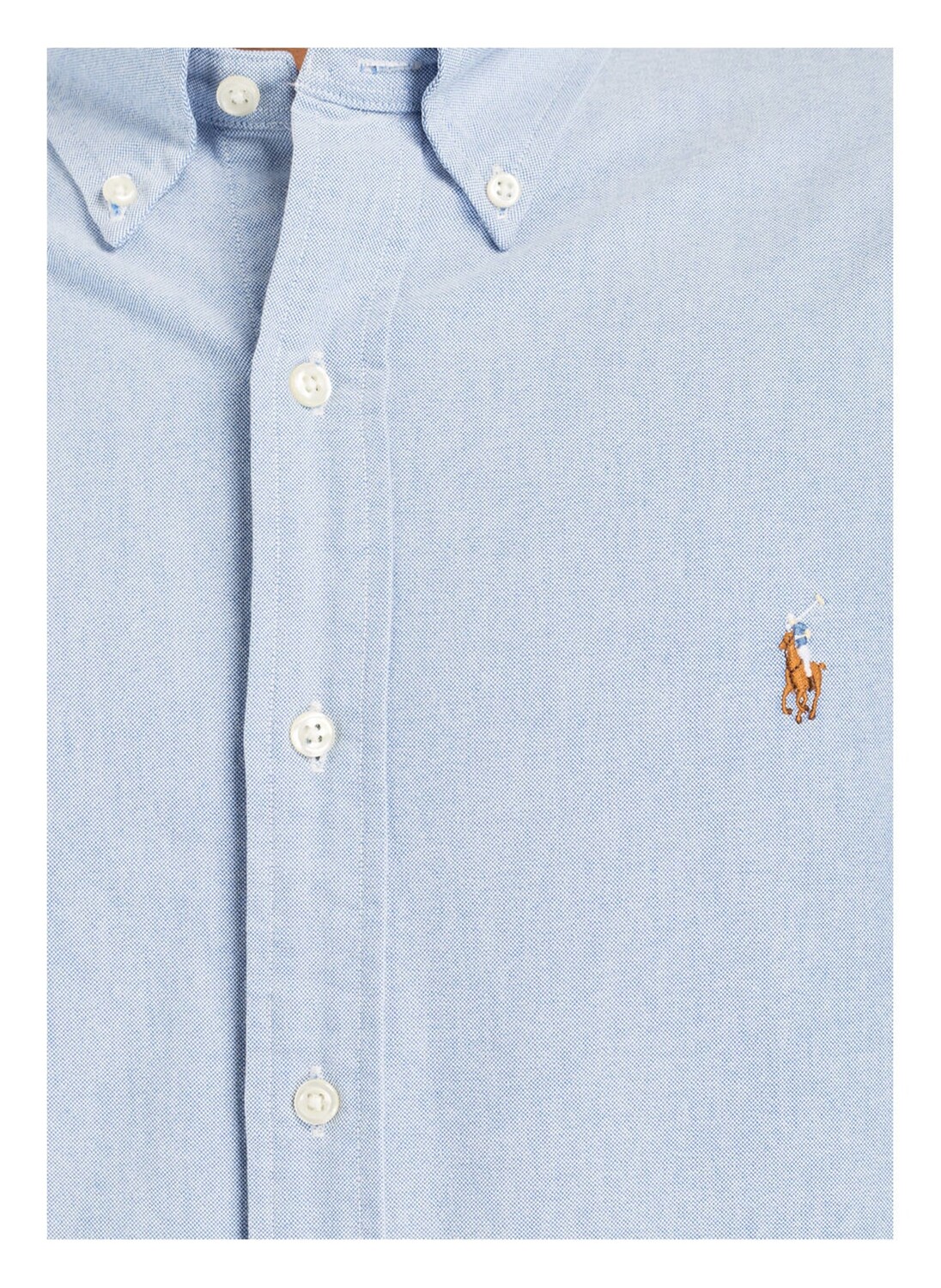 Рубашка POLO RALPH LAUREN OxfordSlim Fit, светло-синий — фото 4