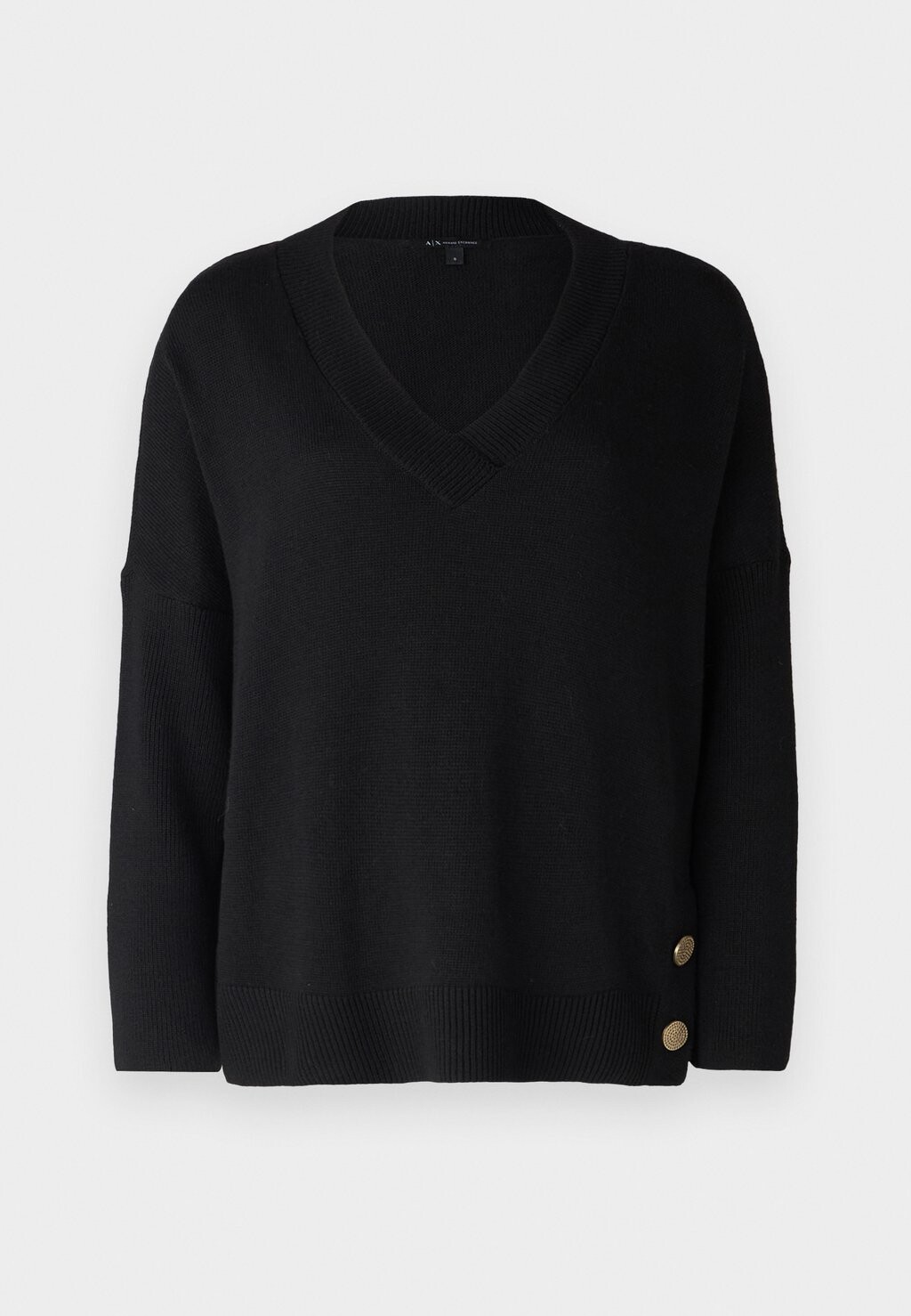 

Свитер PULLOVER Armani Exchange, черный
