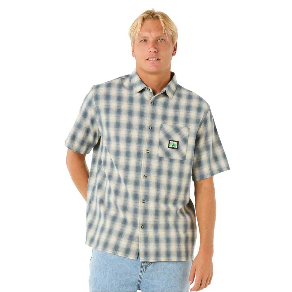 

Рубашка с коротким рукавом Rip Curl Raw Energy Plaid, бежевый