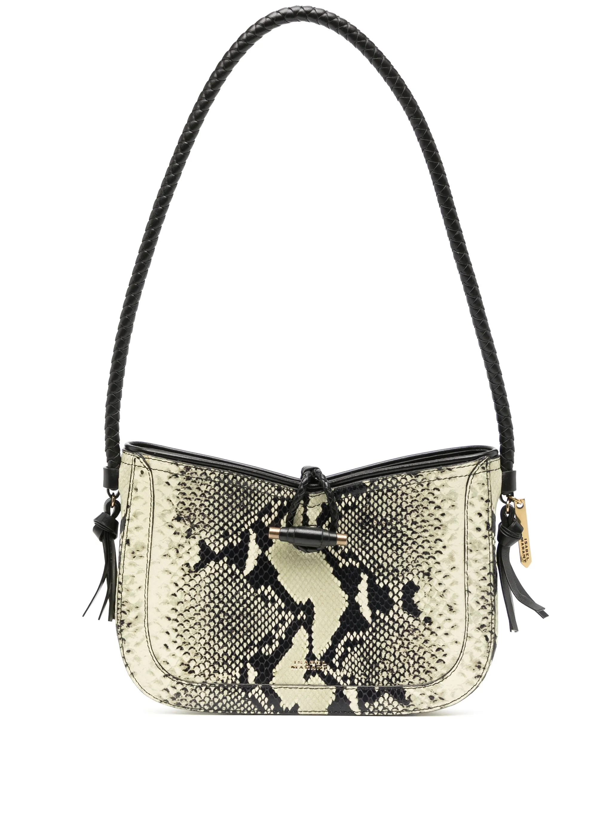 

Сумка с застежкой тогл Isabel Marant, нейтральный