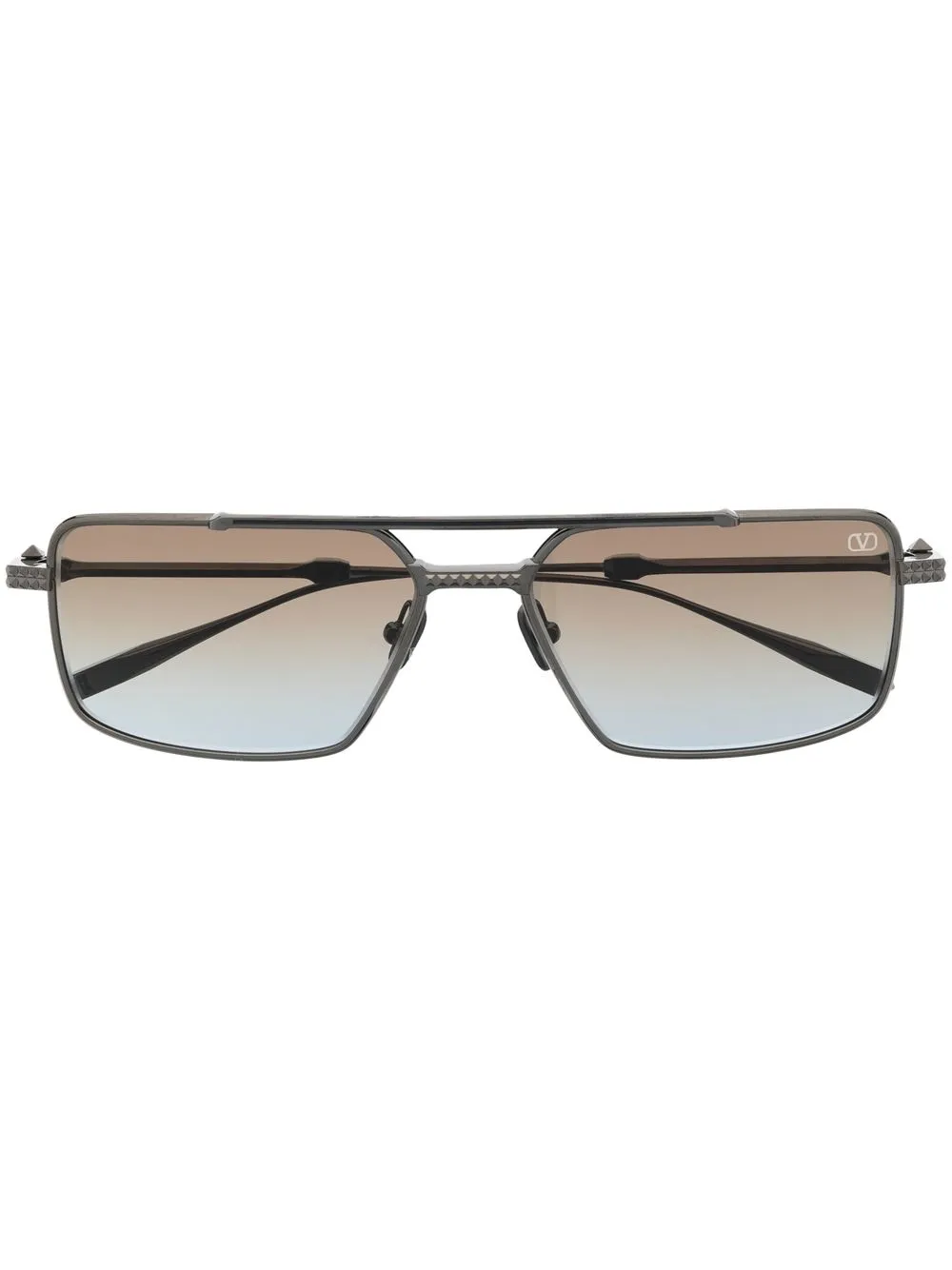 

Солнцезащитные очки-пилоты Rockstud VALENTINO GARAVANI EYEWEAR, черный