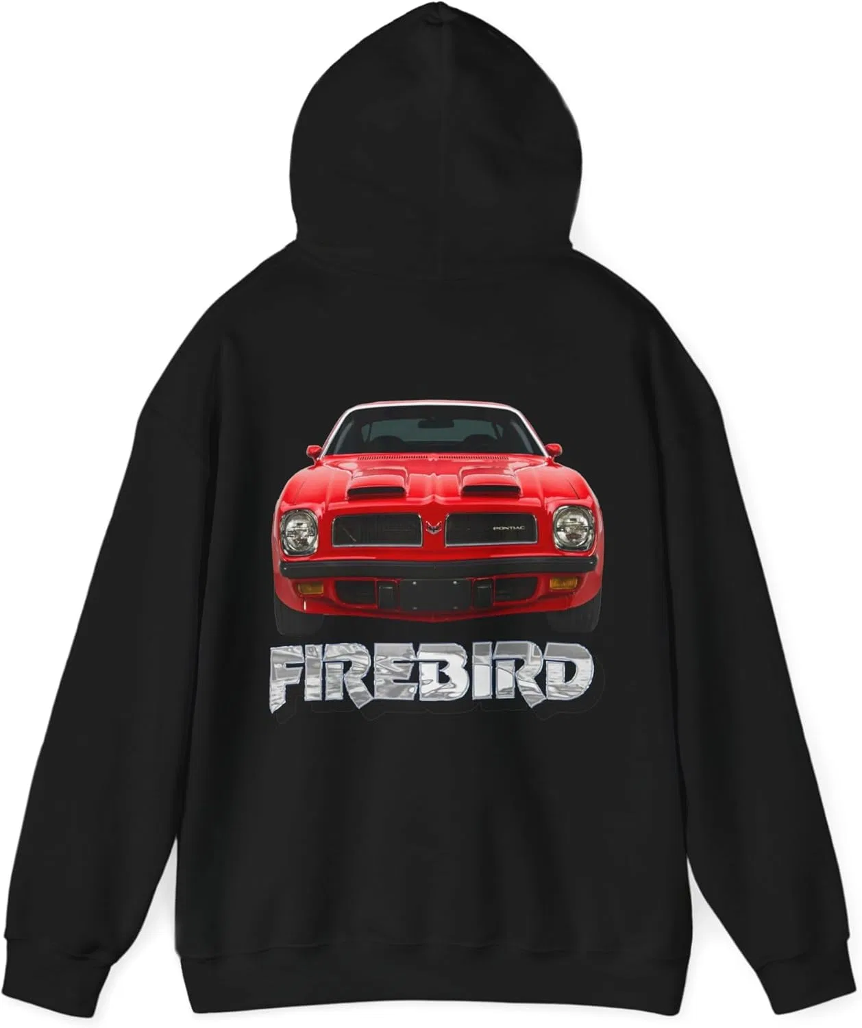 GENERIC Красный худи Firebird 1974 для автолюбителя — фото 2