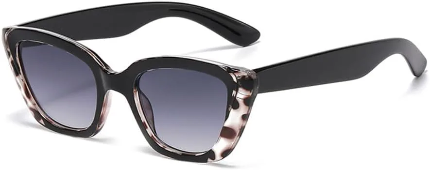 

Солнцезащитные очки UV400 с градиентным леопардовым принтом «кошачий глаз» для женщин и мужчин, для бега и занятий спортом на открытом воздухе UYPTK, C1 Black Leopard