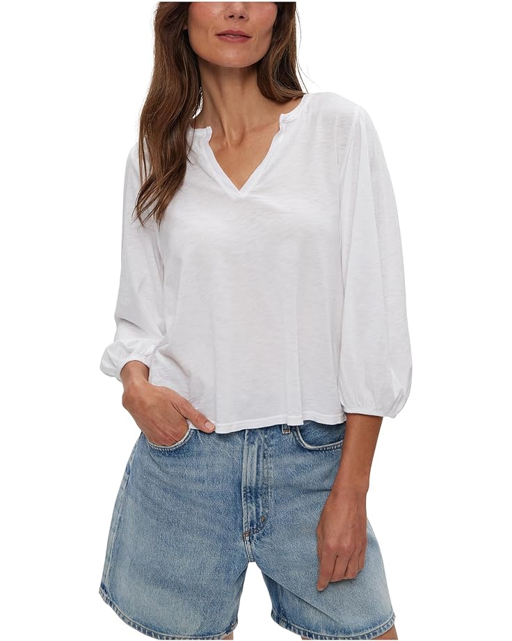 

Топ Michael Stars Gabi Puff Sleeve Top, белый