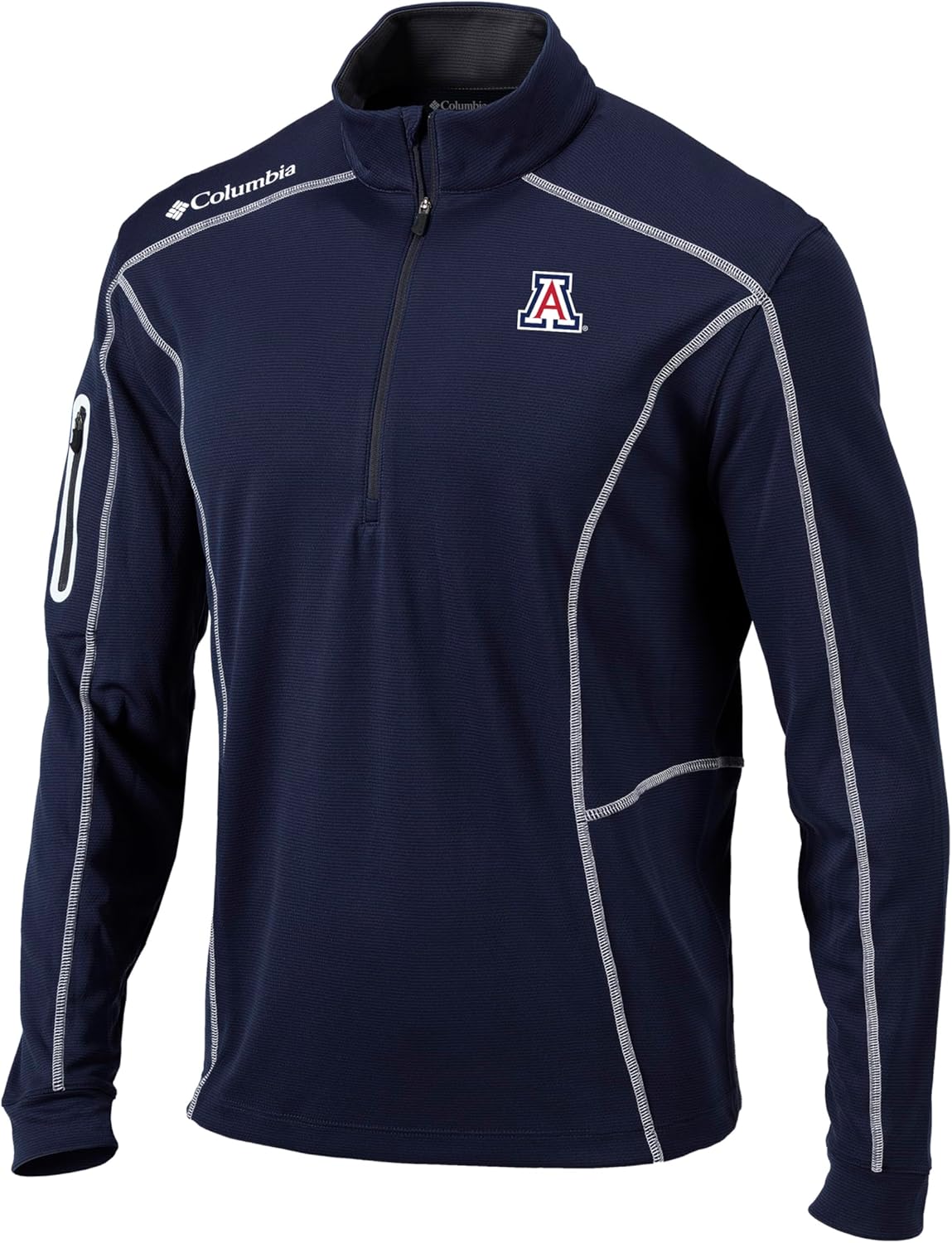 

Толстовка Columbia Univ of Arizona Golf Men's Lightweight Casual Golf Shotgun Pullover, Navy