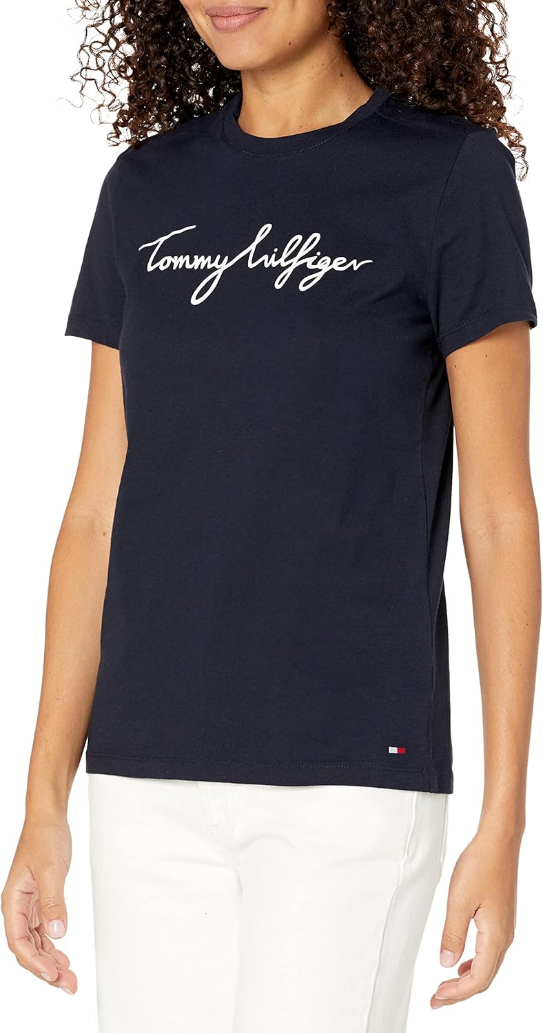 

Женская адаптивная футболка Hilfiger от Tommy Hilfiger, Desert Sky, Коричневый, Женская адаптивная футболка Hilfiger от Tommy Hilfiger, Desert Sky