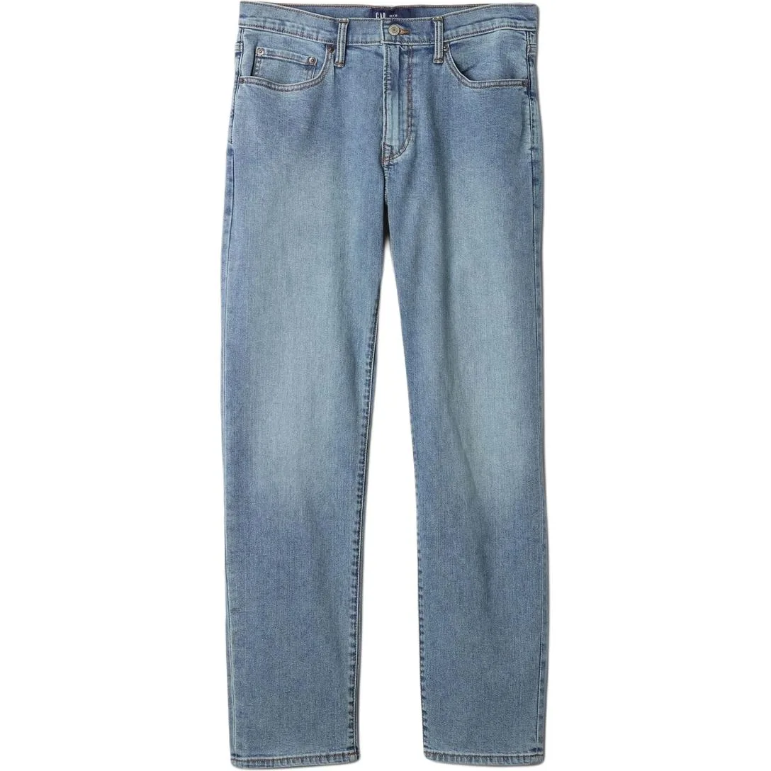 Джинсы мужские светлые прямые GAP, Light Washed