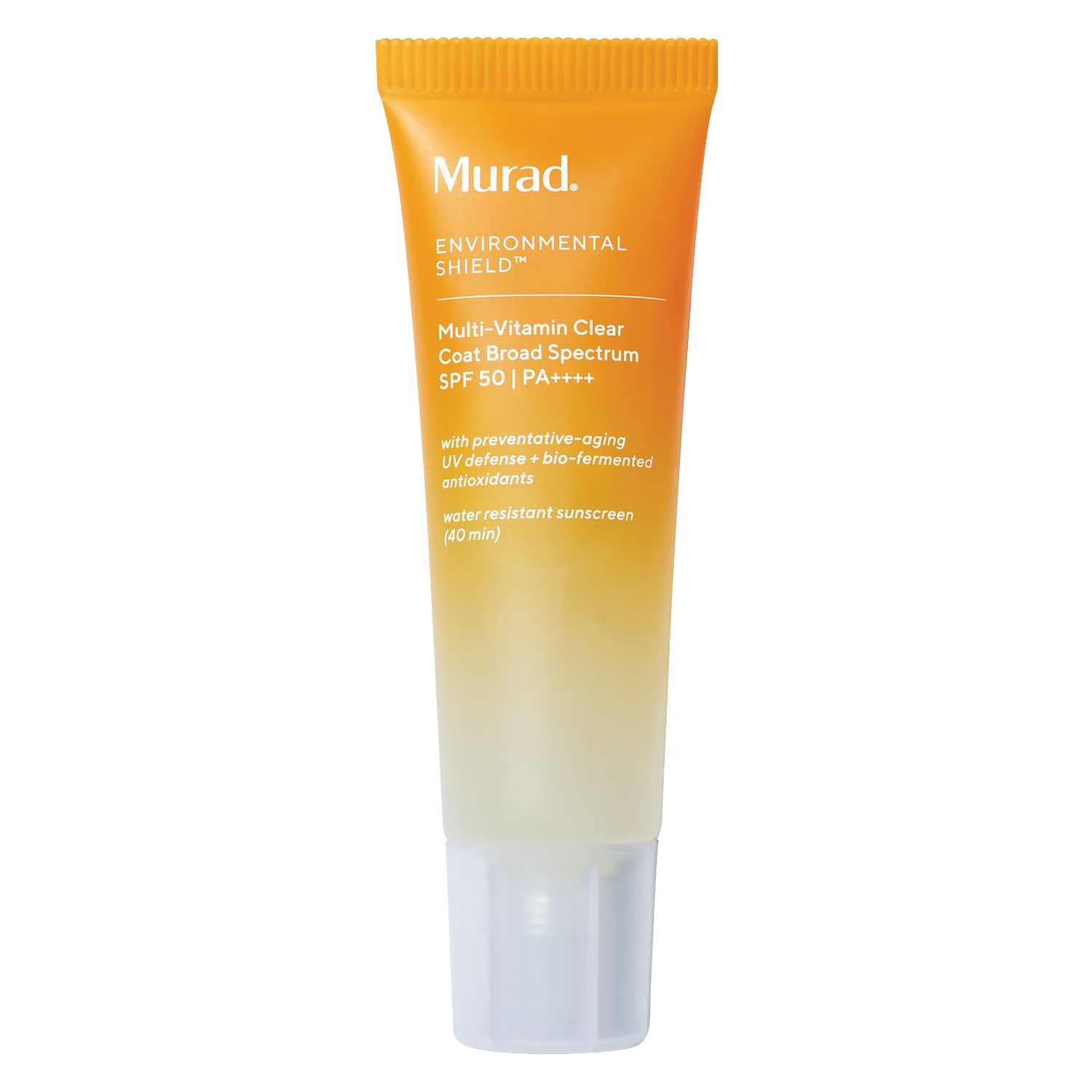 

Прозрачный солнцезащитный крем SPF 50 multi-vitamin clear coat face cream spf50 Murad, 50 мл
