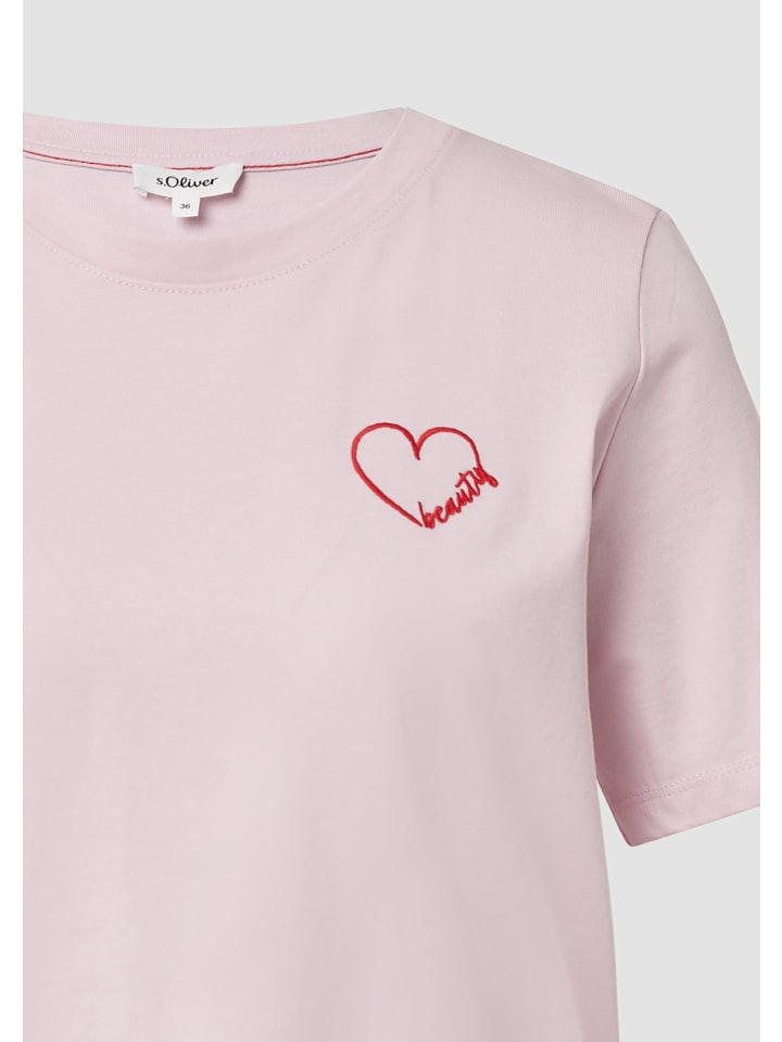 

Футболка s.Oliver, розовый