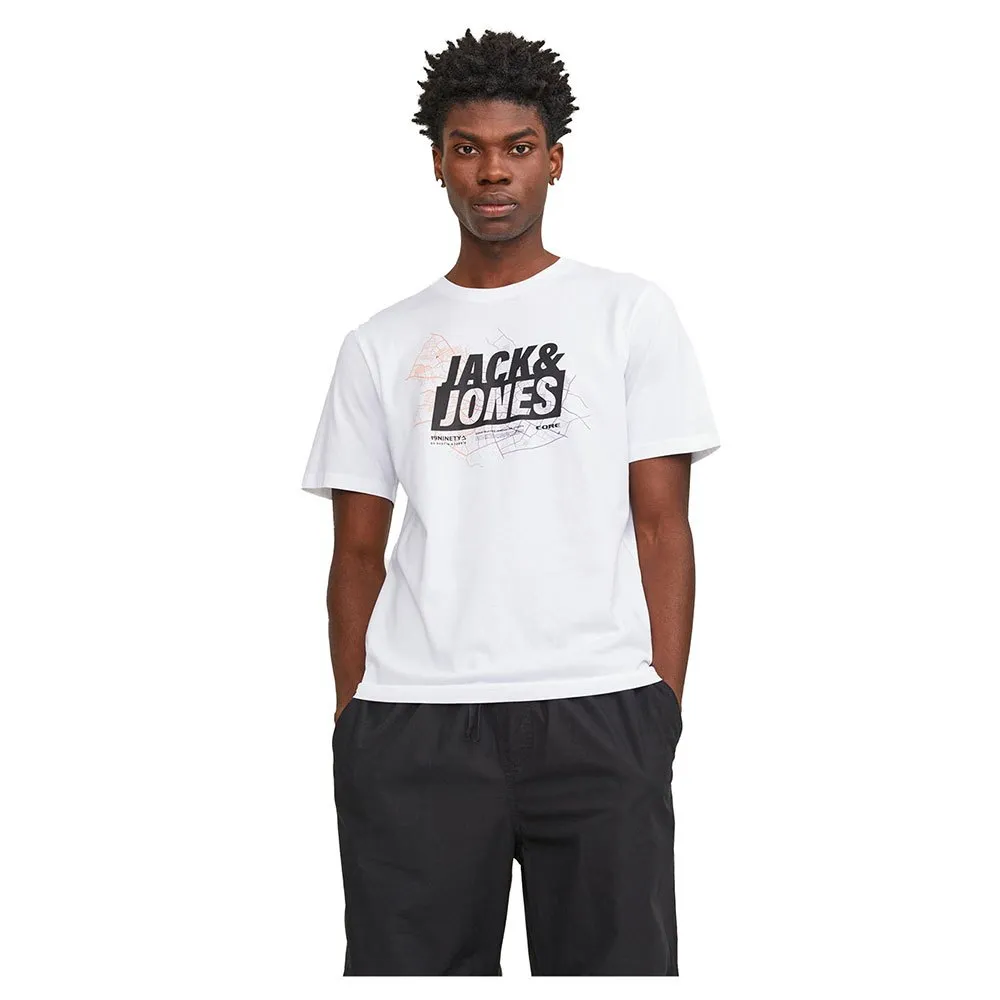 

Футболка Jack & Jones Map Logo, белый