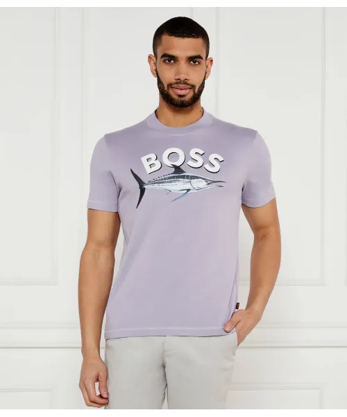 

Футболка te_bossfish Regular fit Boss Orange, фиолетовый
