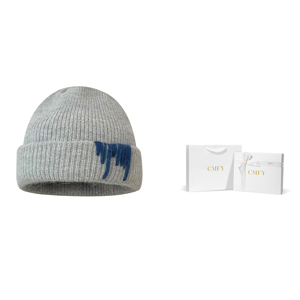 

CMFY Унисекс шапка бини, Silver+White Gold Box