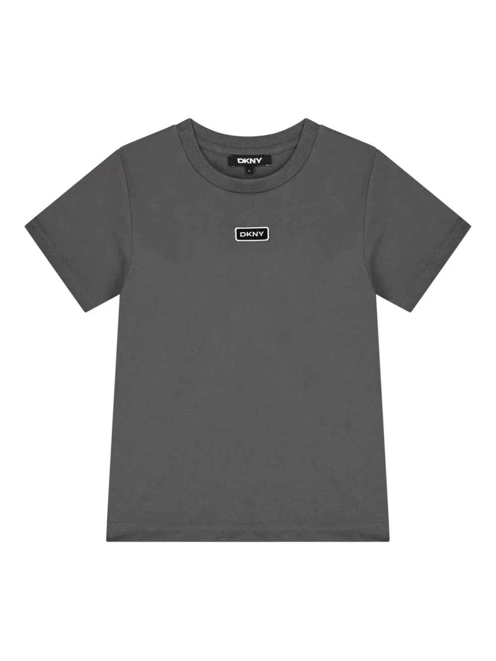

Футболка с нашивкой-логотипом Dkny Kids, серый
