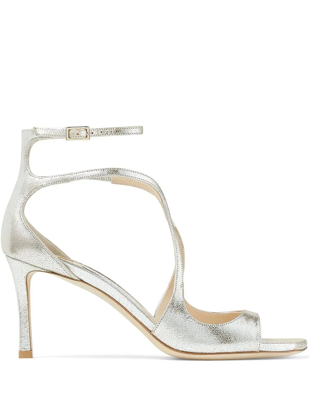 Босоножки Azia 75 JIMMY CHOO, серебяный