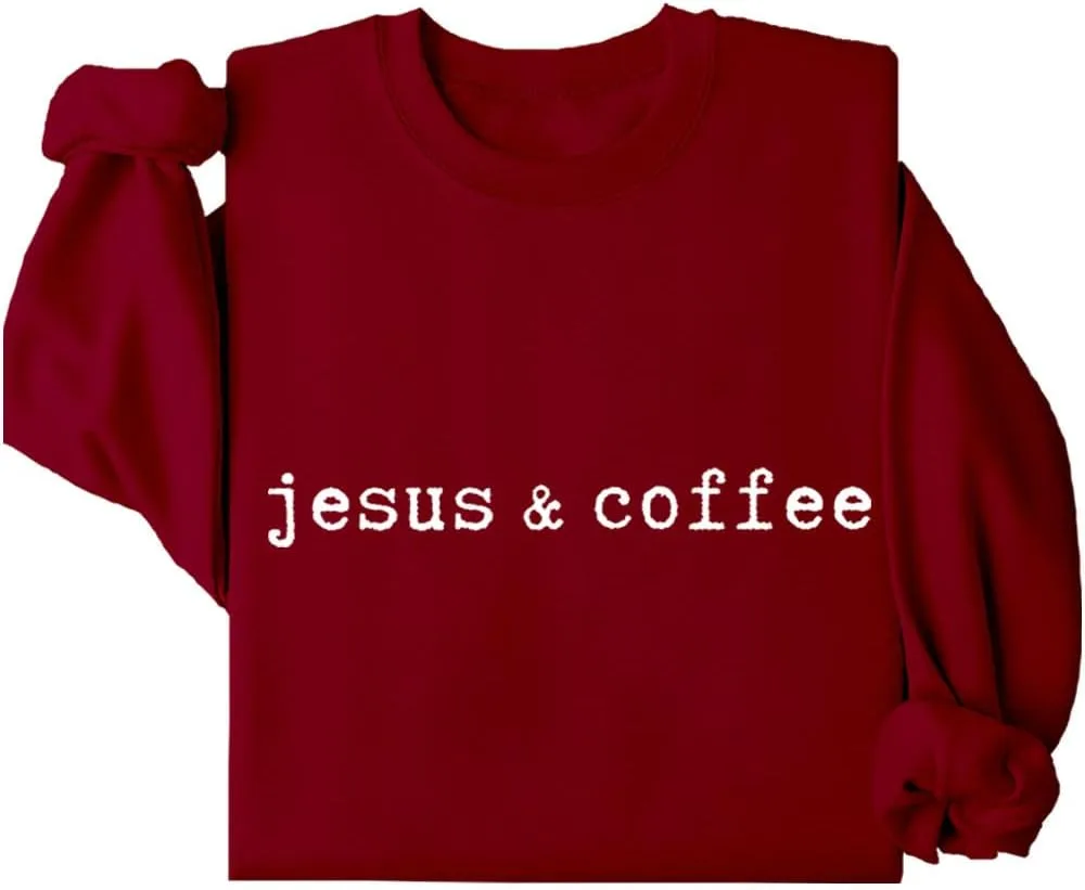 

Толстовка Coffee And Jesus с длинным рукавом Relliot