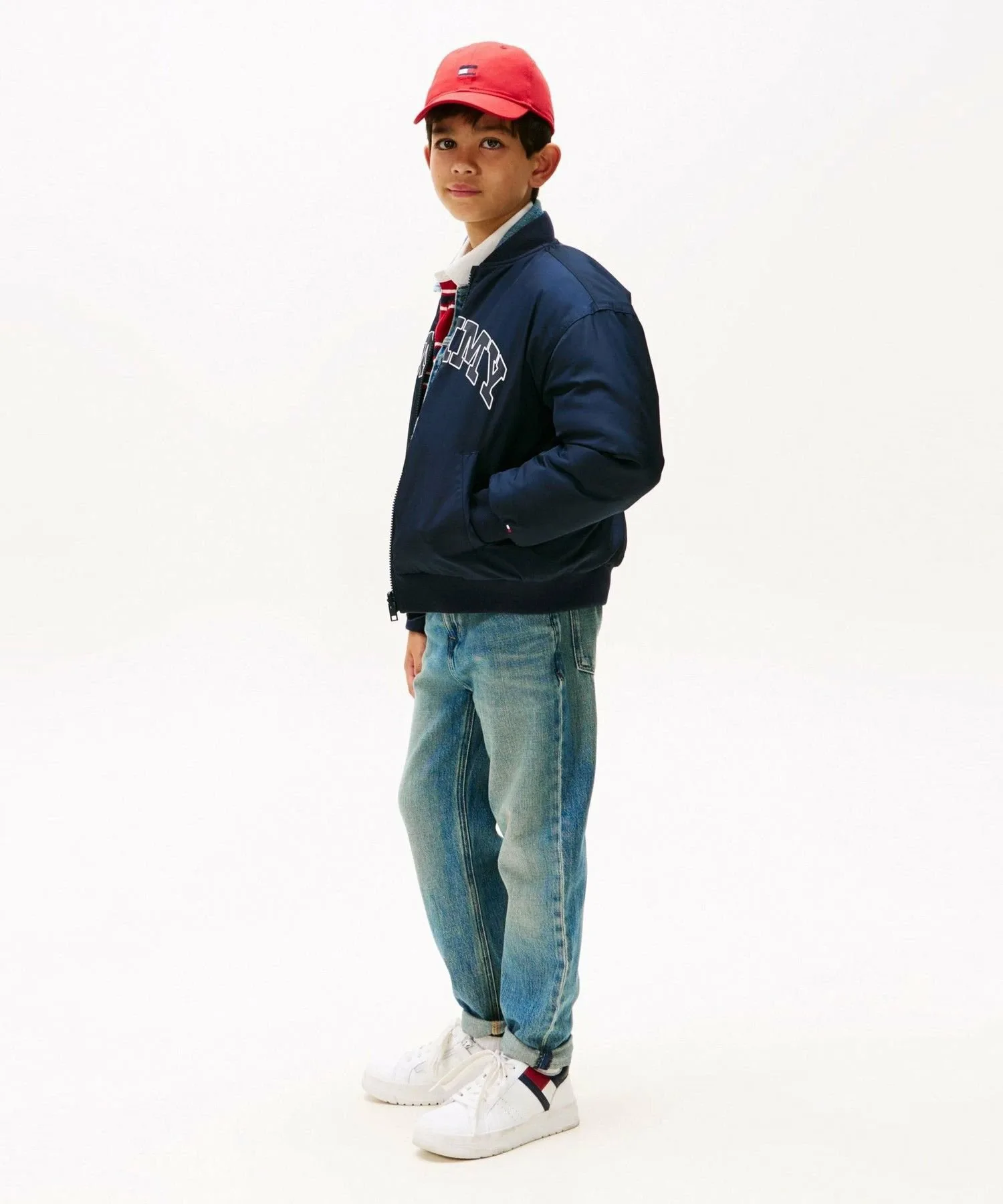 Архивный флаг для мальчиков, винтажные джинсы TOMMY HILFIGER, Indigo 1AP — фото 2