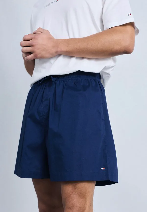 Оригинальные свободные короткие пижамные штаны Tommy Hilfiger, Preppy Navy