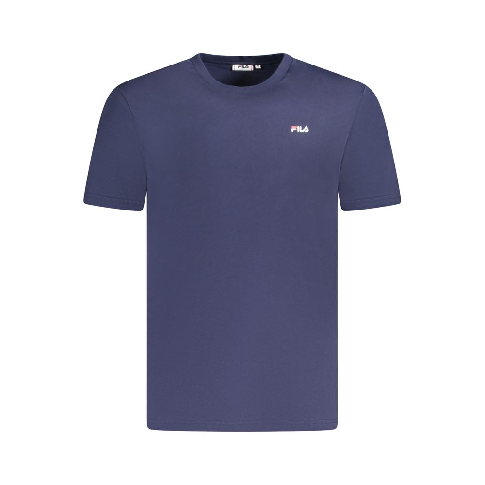 

Синяя хлопковая мужская футболка Fila