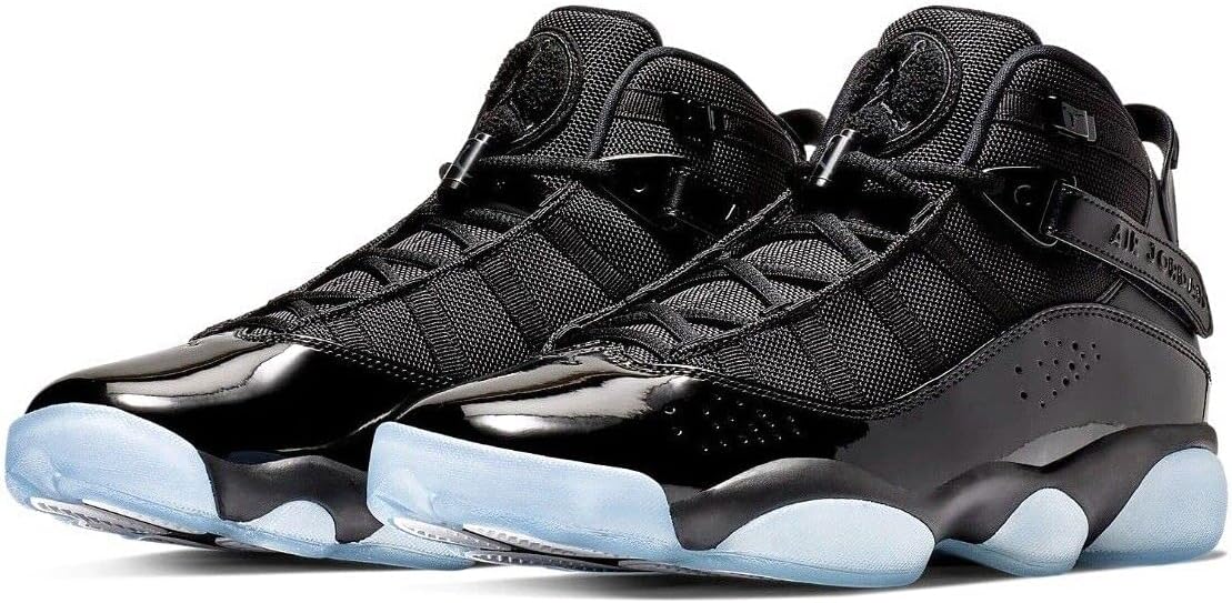 Мужские кроссовки Nike Air Jordan 6 Rings, черно-белый — фото 3