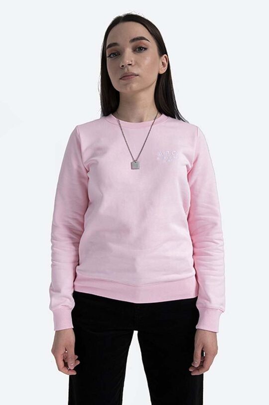 

Толстовка Sweat Skye из хлопка A.P.C., розовый