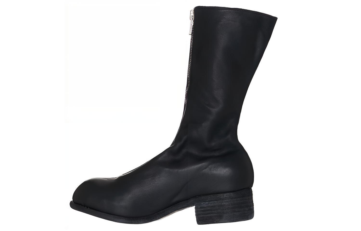 GUIDI PL9 Сапоги женские черные