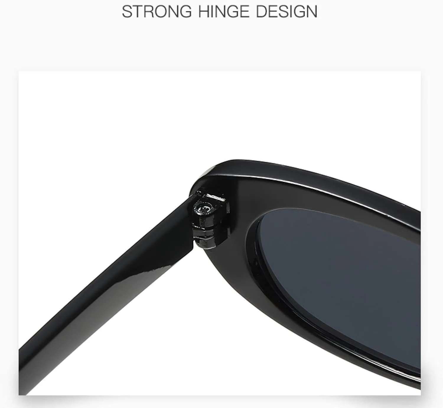 

Солнцезащитные очки «кошачий глаз» в тонкой оправе для женщин и мужчин. Универсальные аксессуары. Модный винтажный стиль. Защита от УФ-излучения UV400 TVTBBVV, Black