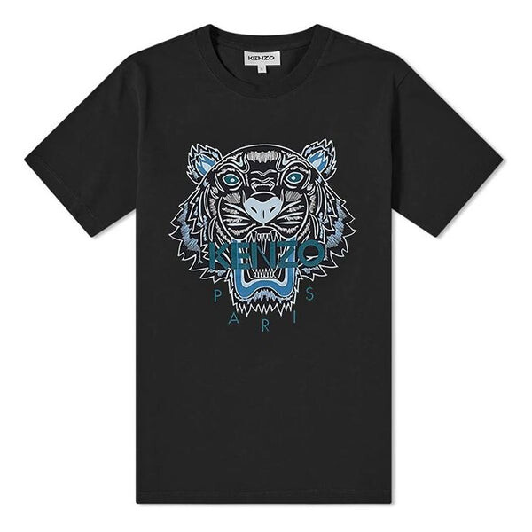 

Футболка Men's KENZO Tiger Printing Short Sleeve Black, черный