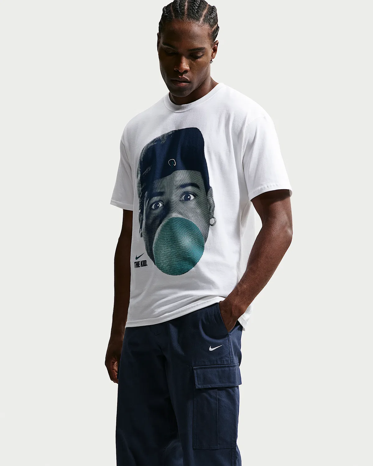 Мужская футболка Max90 с коротким рукавом Nike Sportswear "Ken Griffey Jr.", White — фото 3