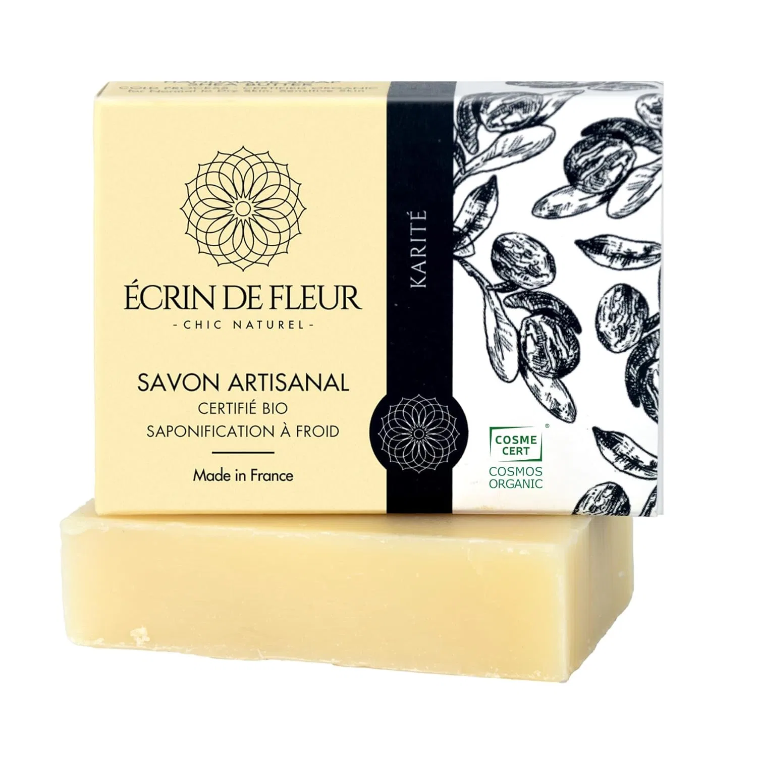 Мыло ручной работы с маслом ши Écrin De Fleur