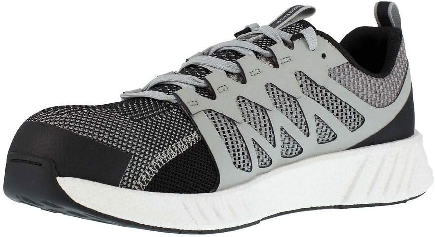 Мужские оксфорды Reebok Work Fusion Flexweave с композитным носком, белый/серый — фото 4
