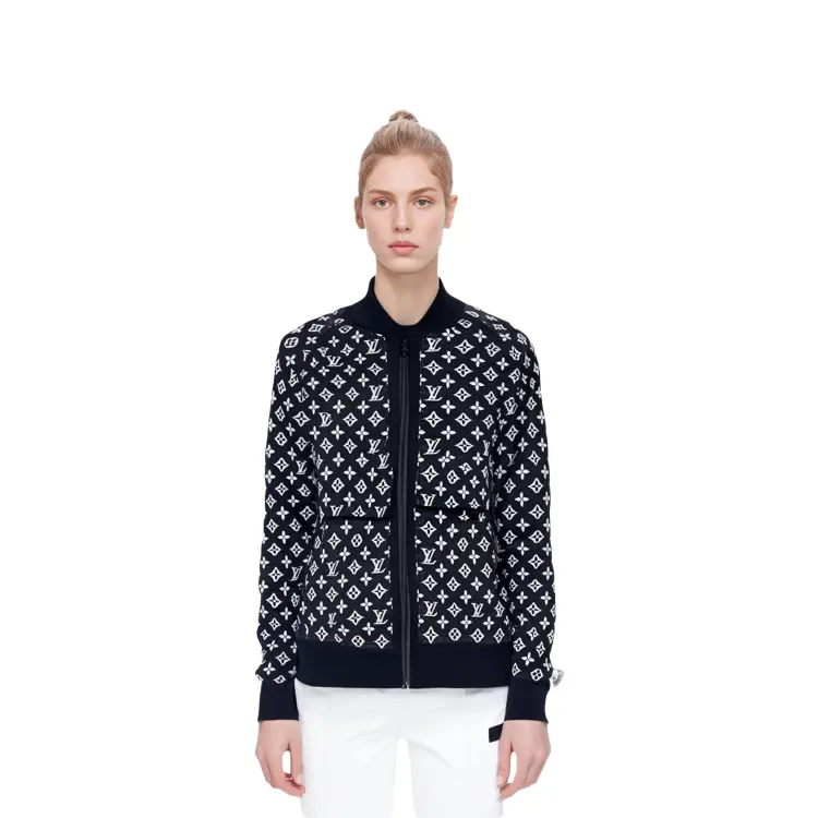 Новые квартальные продукты LV Jacket Men Louis Vuitton, синий — фото 4