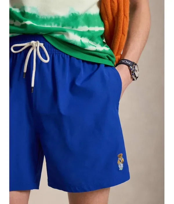 Пляжные шорты longline fit Polo Ralph Lauren, синий — фото 4