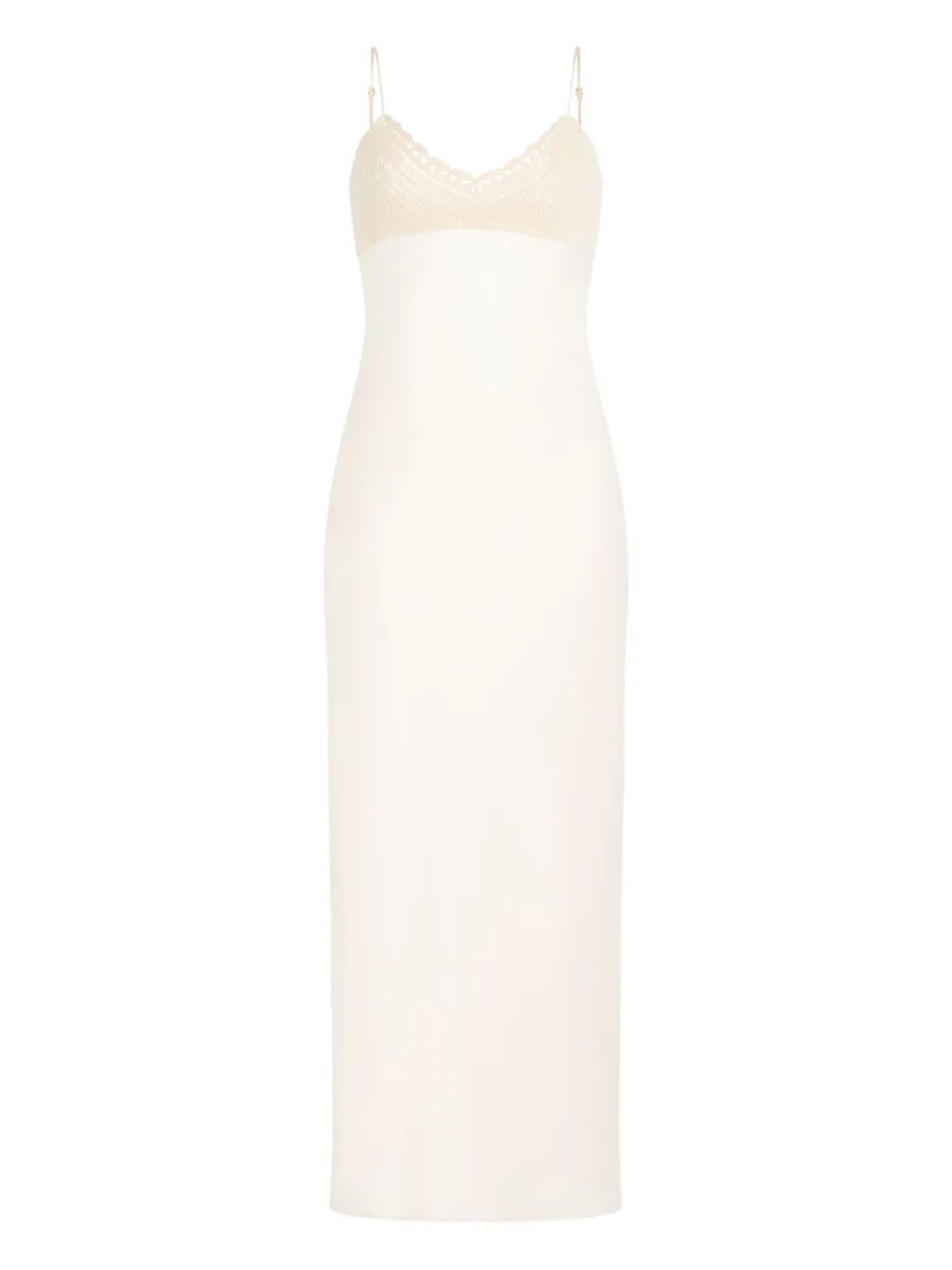 

Платье-комбинация с ажурной отделкой крючком "Пион" SER.O.YA, нейтральный