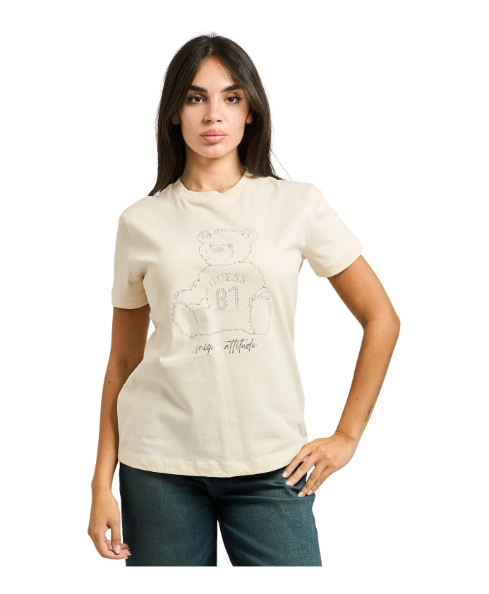 

Футболки и поло Guess бежевого цвета Guess, бежевый