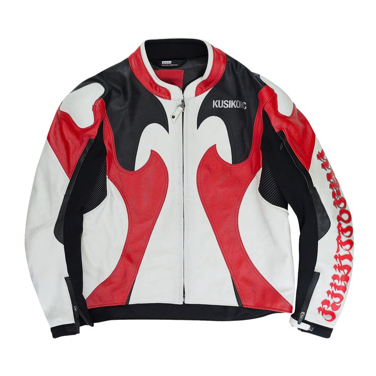 

Куртка KUSIKOHC Spidi Burn Rider Leather Jacket 'Red', красный