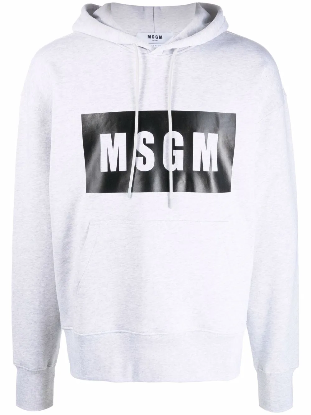 

Худи с логотипом MSGM, серый