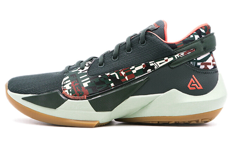 

Кроссовки Nike Freak 2 Basketball, темно-зеленый/мультиколор