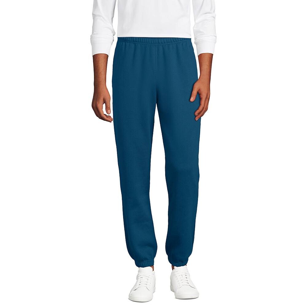 

Мужские спортивные штаны Lands' End Serious Sweatpants на шнурке, цвет Evening Blue