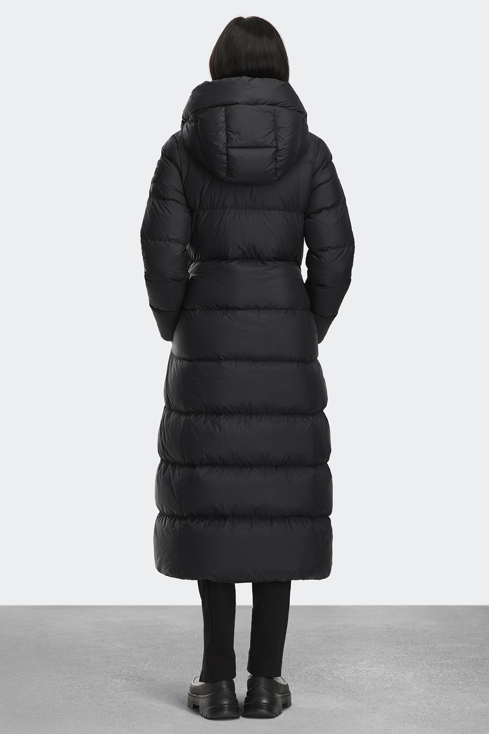 Пуховик Canada Goose Mystique  Tonal Label, черный — фото 4