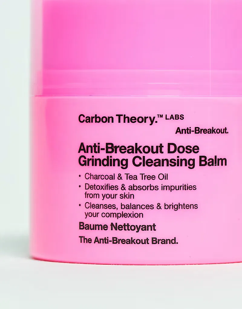 Гель для умывания Carbon Theory — Очищающий бальзам Anti-Breakout Charcoal Dose Grinding Cleansing Balm — фото 4