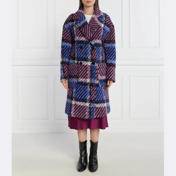 

Шерстяное пальто Gaëlle Paris, фиолетовый