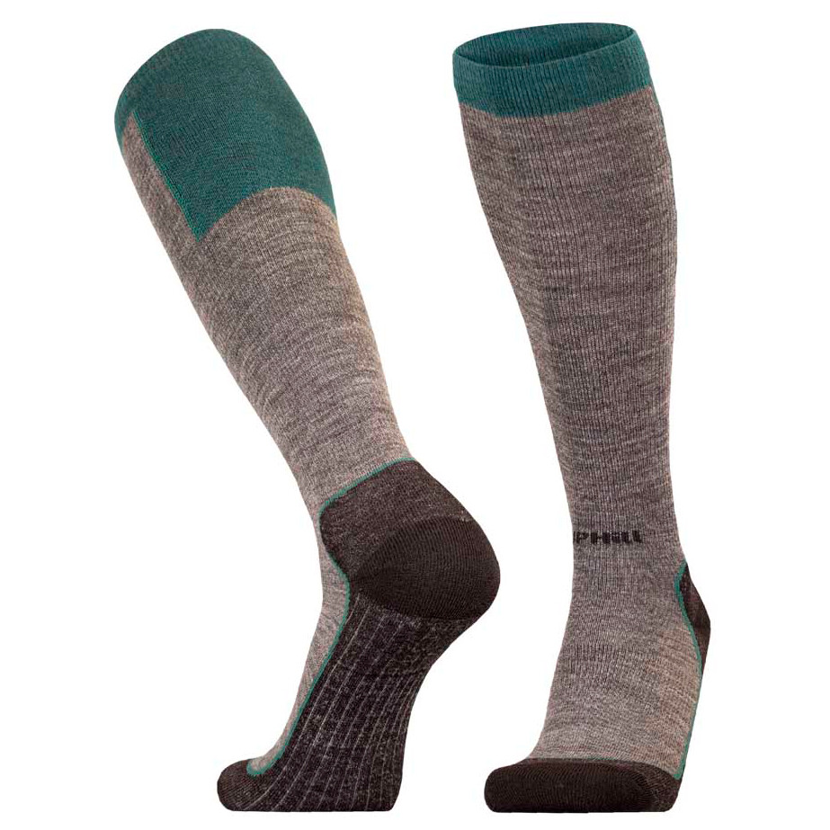 

Лыжные носки Uphillsport Ouna Alpine Ski 4-Layer Compression M5 with Merino, цвет Grey/Green