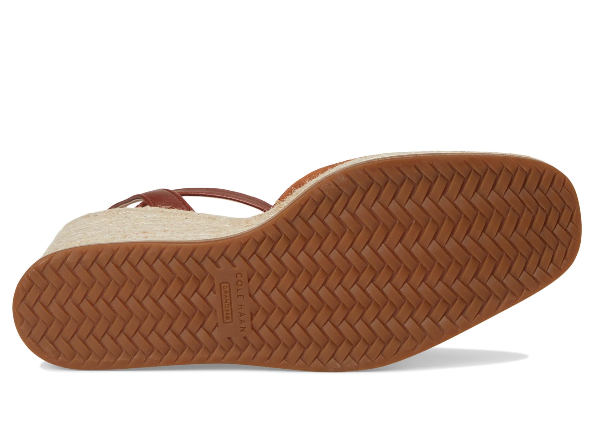 Сандалии Cole Haan Cloudfeel Kyra Espadrille Wedges, цвет British Tan Suede — фото 3